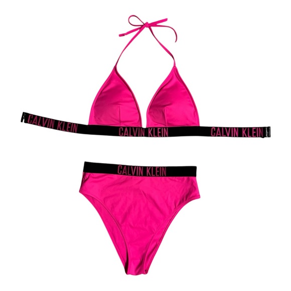 Calvin Klein Hot Pink High Rise Bikini - Picture 1 of 4